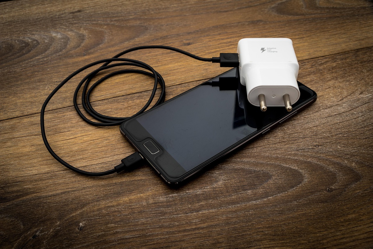 USB-oplaadpoorten in de wachtruimte van een luchthaven